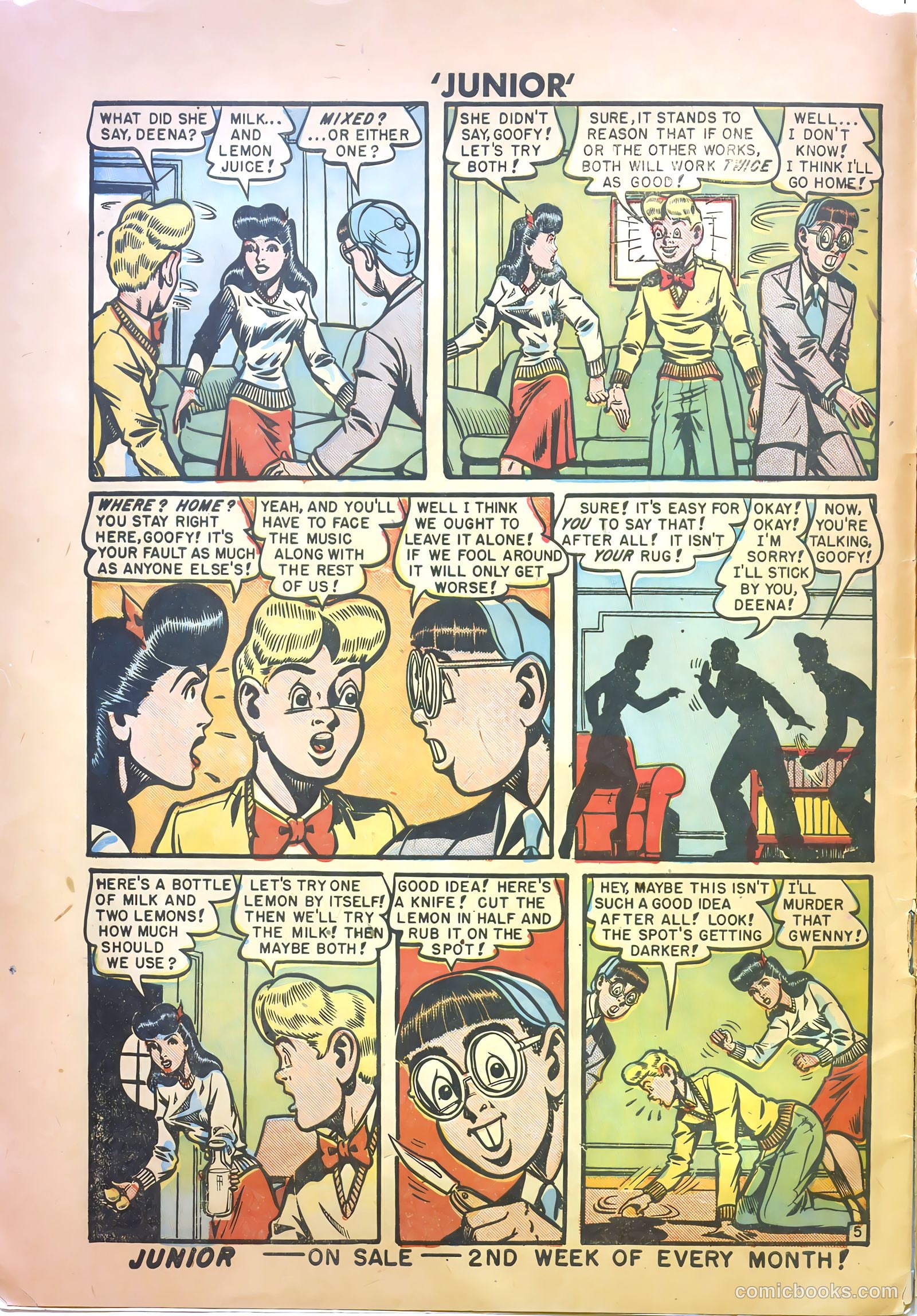 Junior [Junior Comics] #13 — page 6 of 36