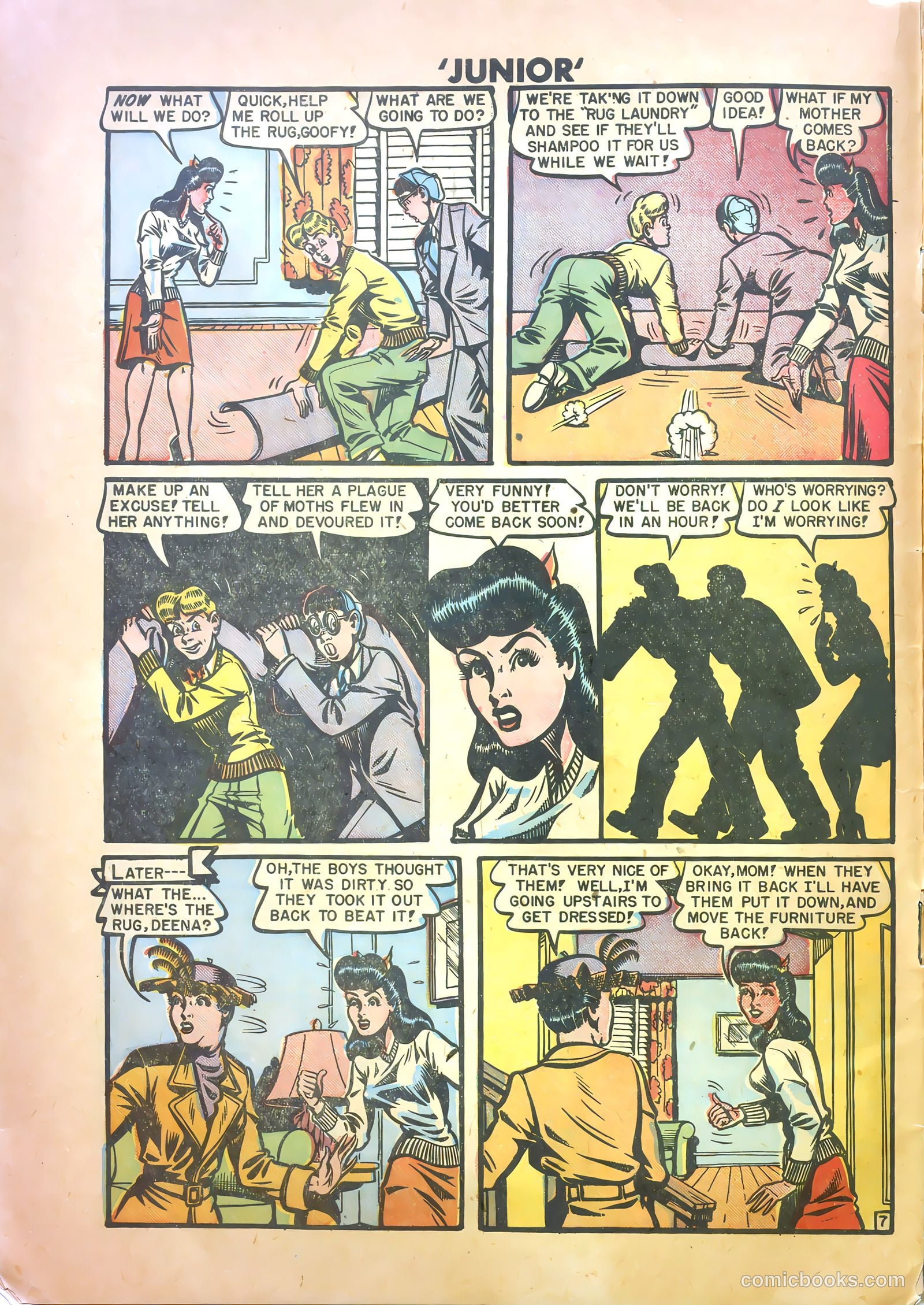 Junior [Junior Comics] #13 — page 8 of 36