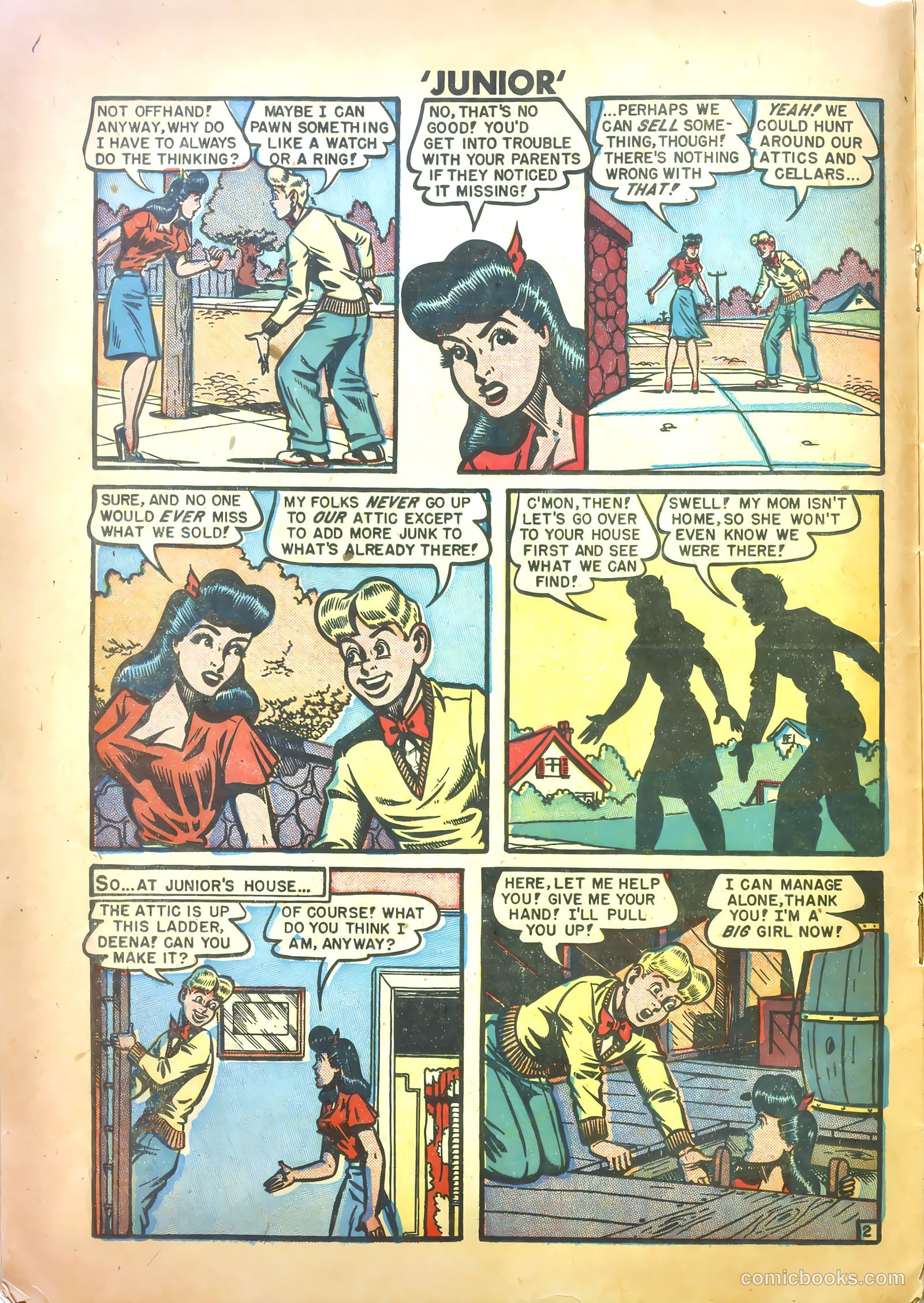 Junior [Junior Comics] #13 — page 12 of 36