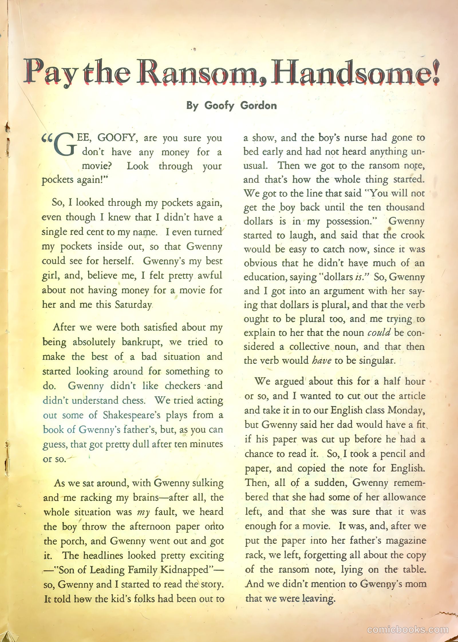 Junior [Junior Comics] #13 — page 19 of 36