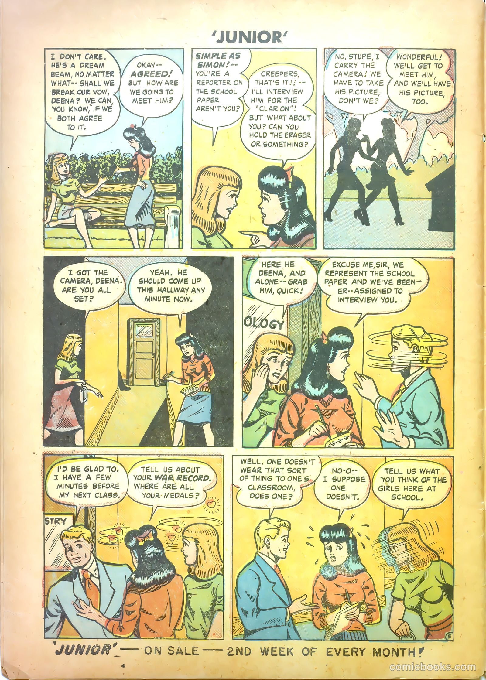 Junior [Junior Comics] #13 — page 32 of 36