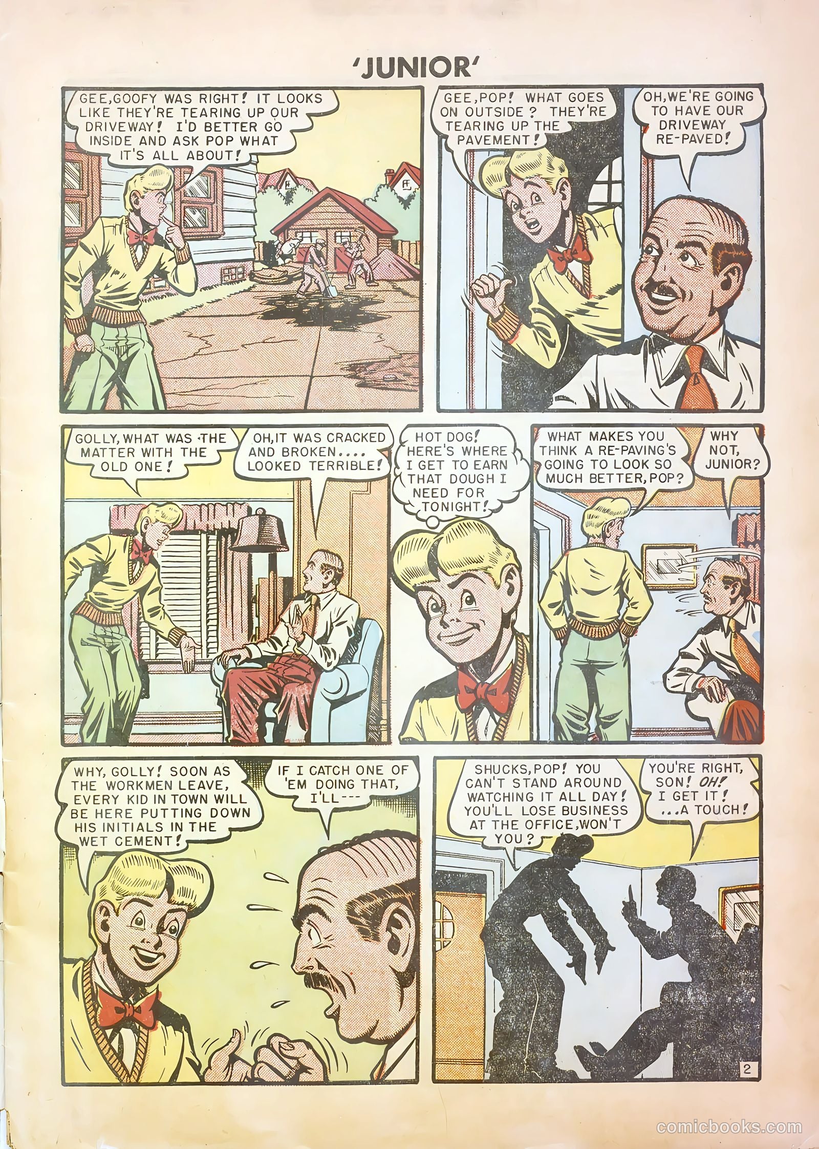 Junior [Junior Comics] #14 — page 3 of 37
