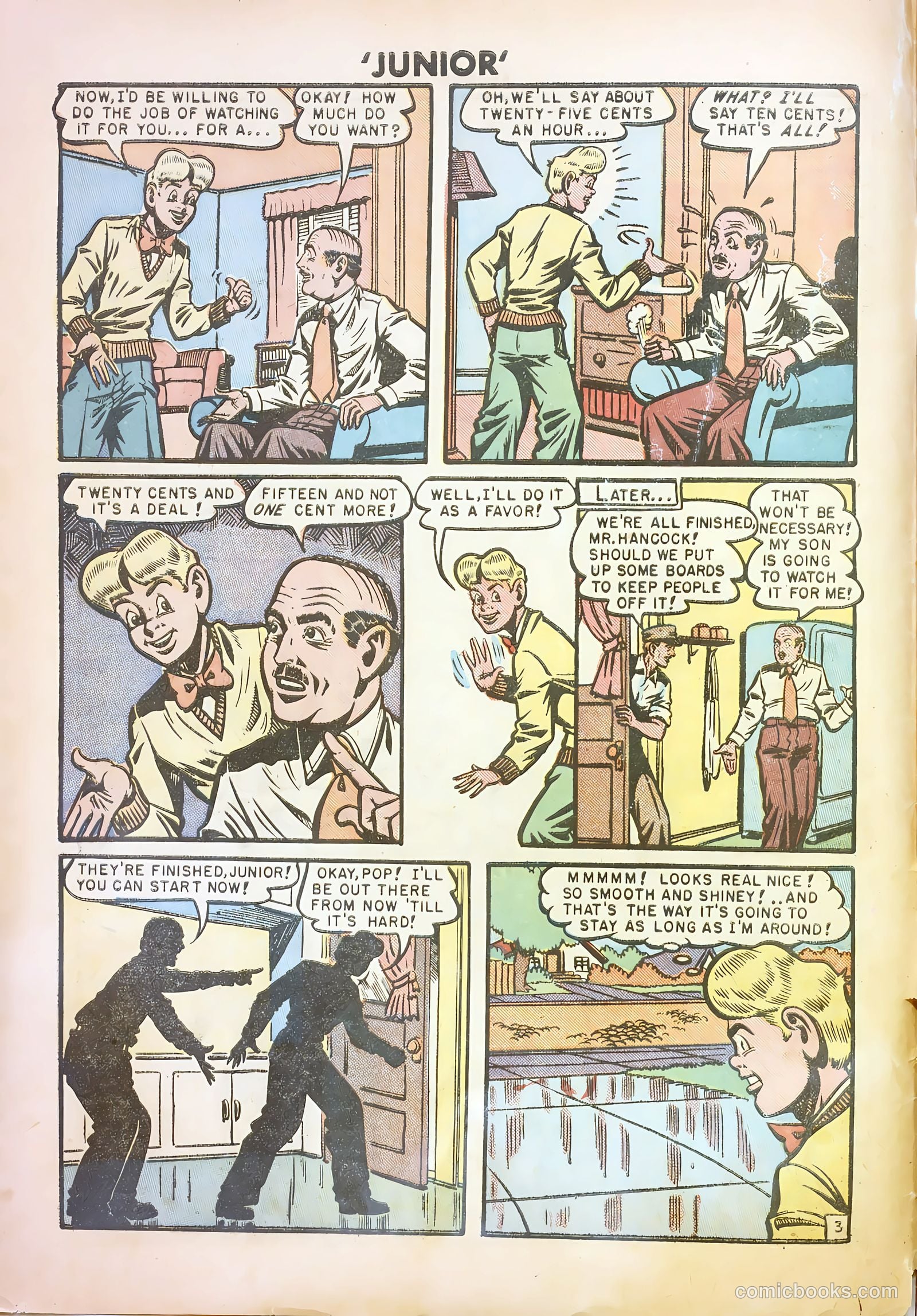 Junior [Junior Comics] #14 — page 4 of 37