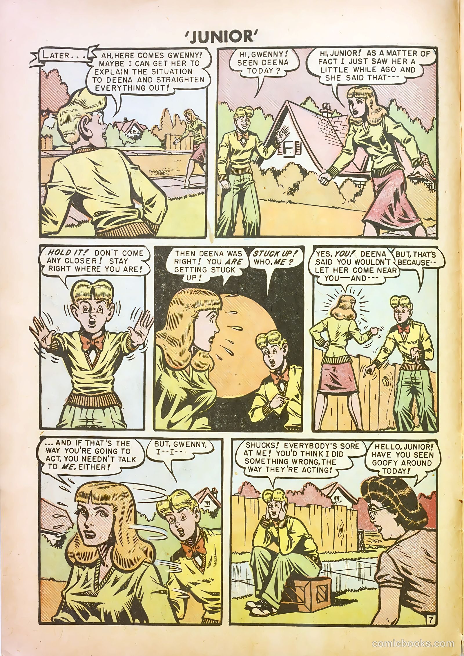 Junior [Junior Comics] #14 — page 8 of 37