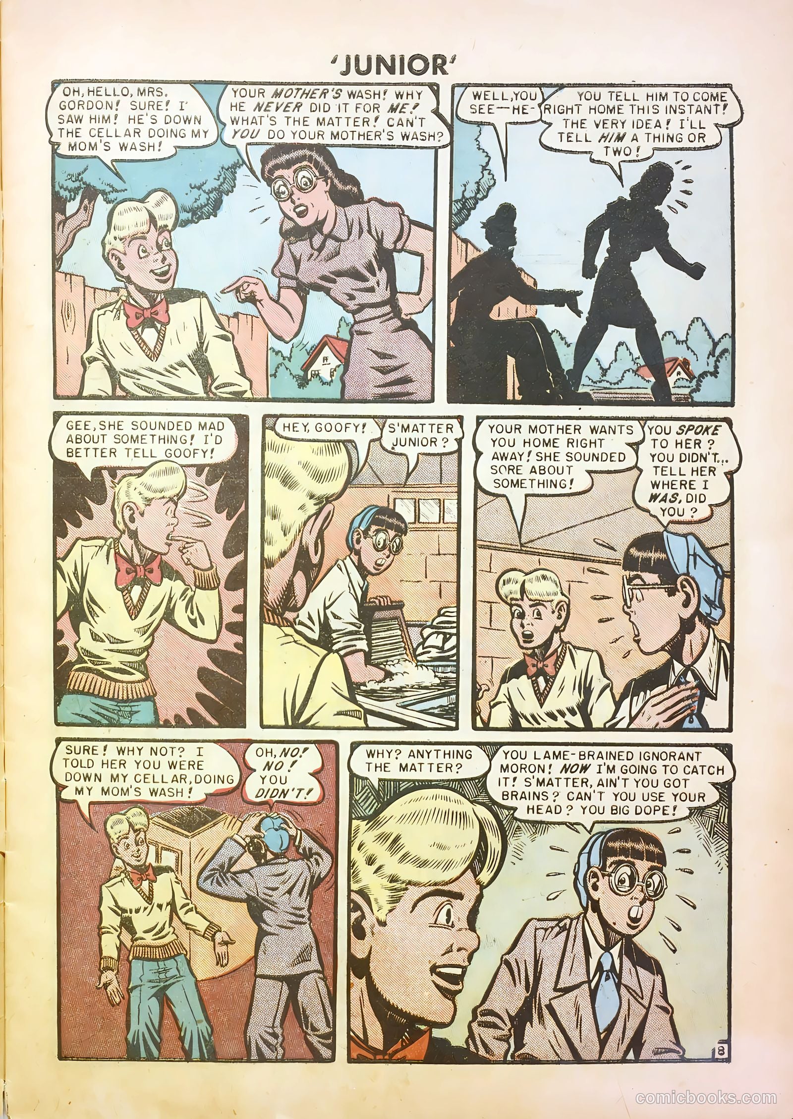 Junior [Junior Comics] #14 — page 9 of 37