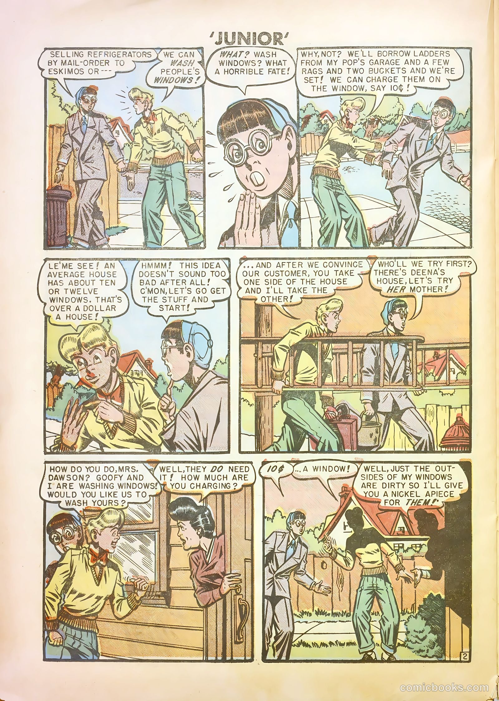 Junior [Junior Comics] #14 — page 22 of 37