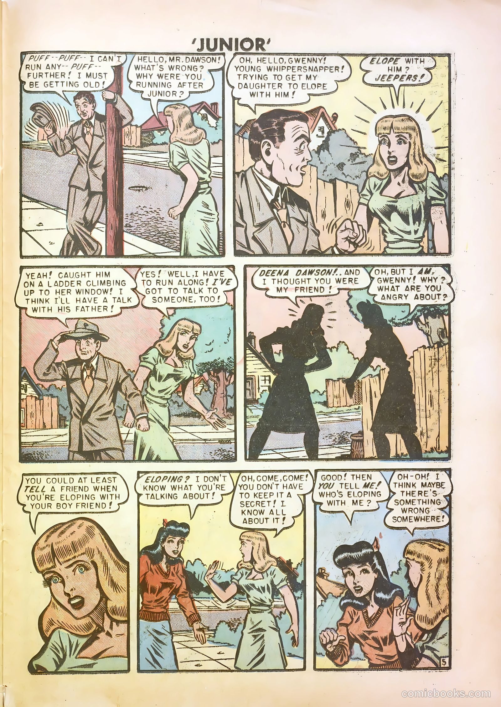 Junior [Junior Comics] #14 — page 25 of 37