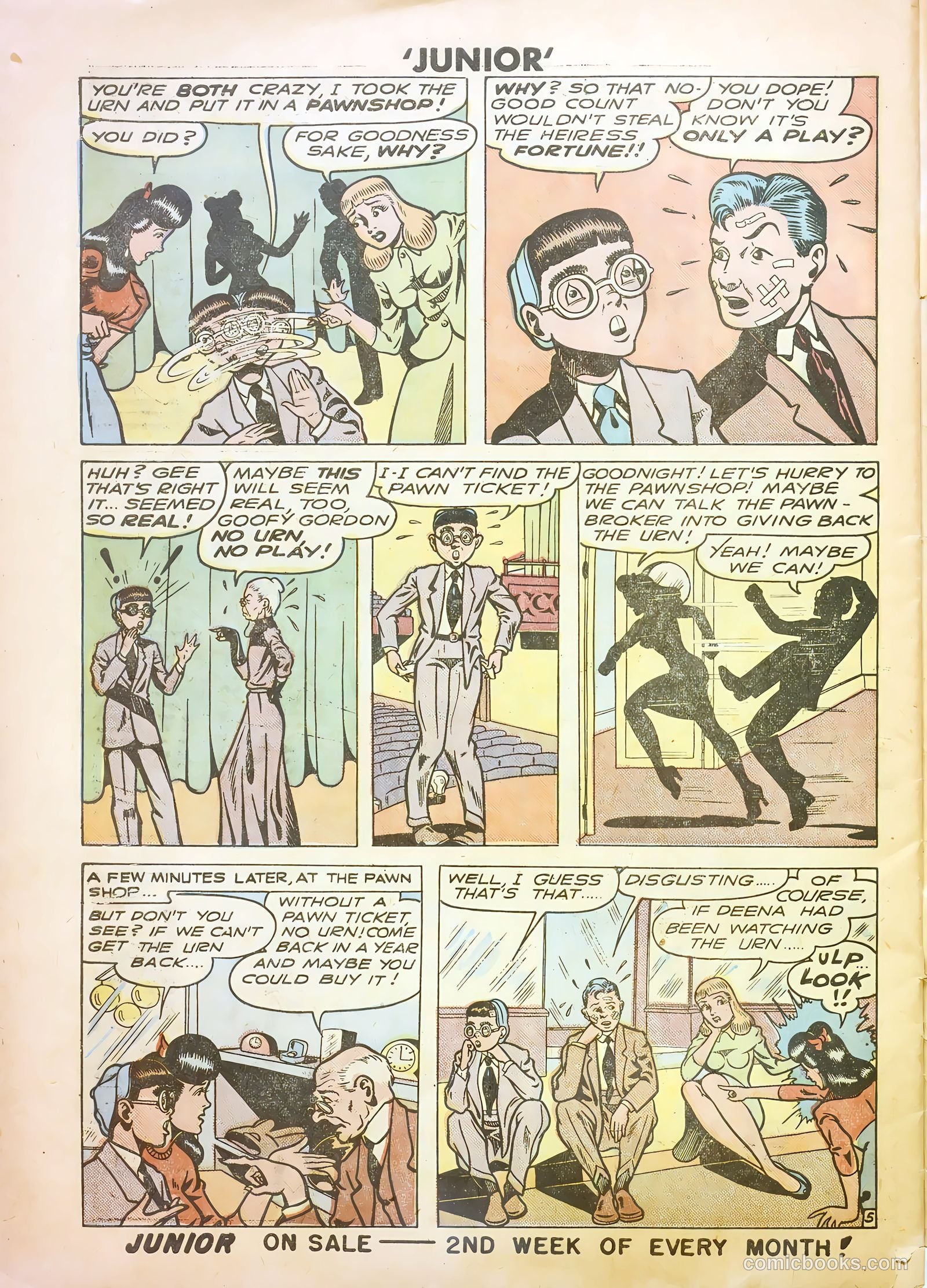 Junior [Junior Comics] #14 — page 32 of 37