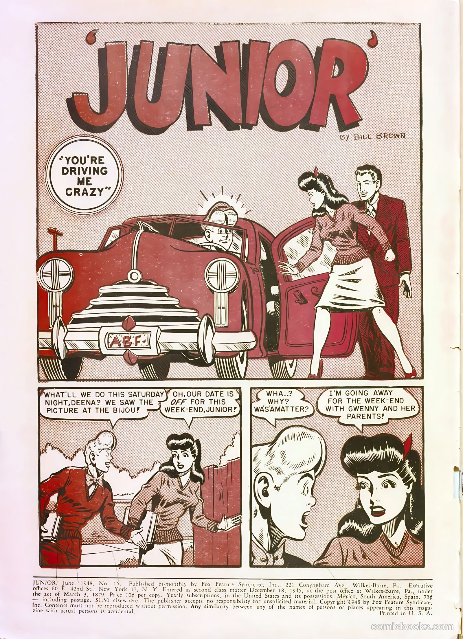 Junior [Junior Comics] #15 — page 2 of 36