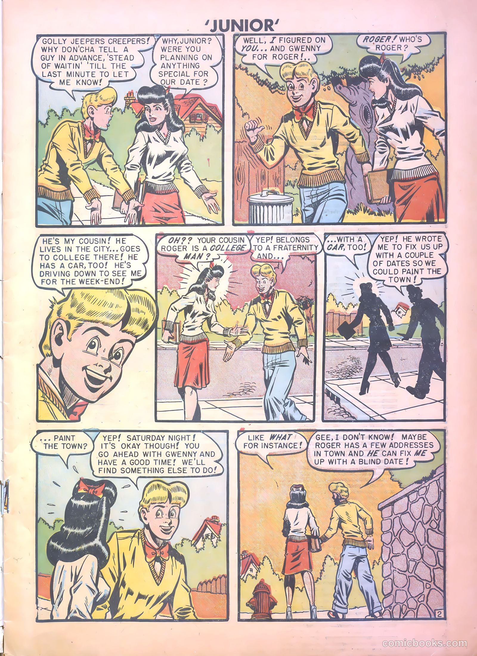 Junior [Junior Comics] #15 — page 3 of 36
