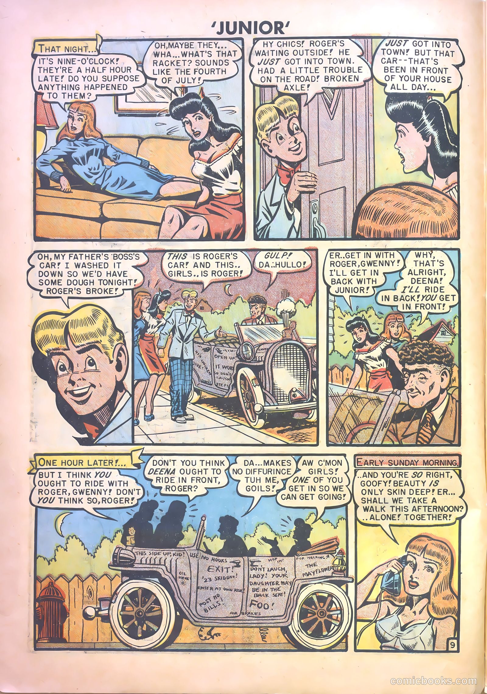 Junior [Junior Comics] #15 — page 10 of 36