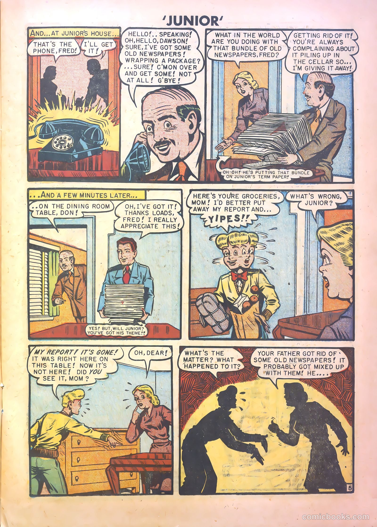Junior [Junior Comics] #15 — page 15 of 36