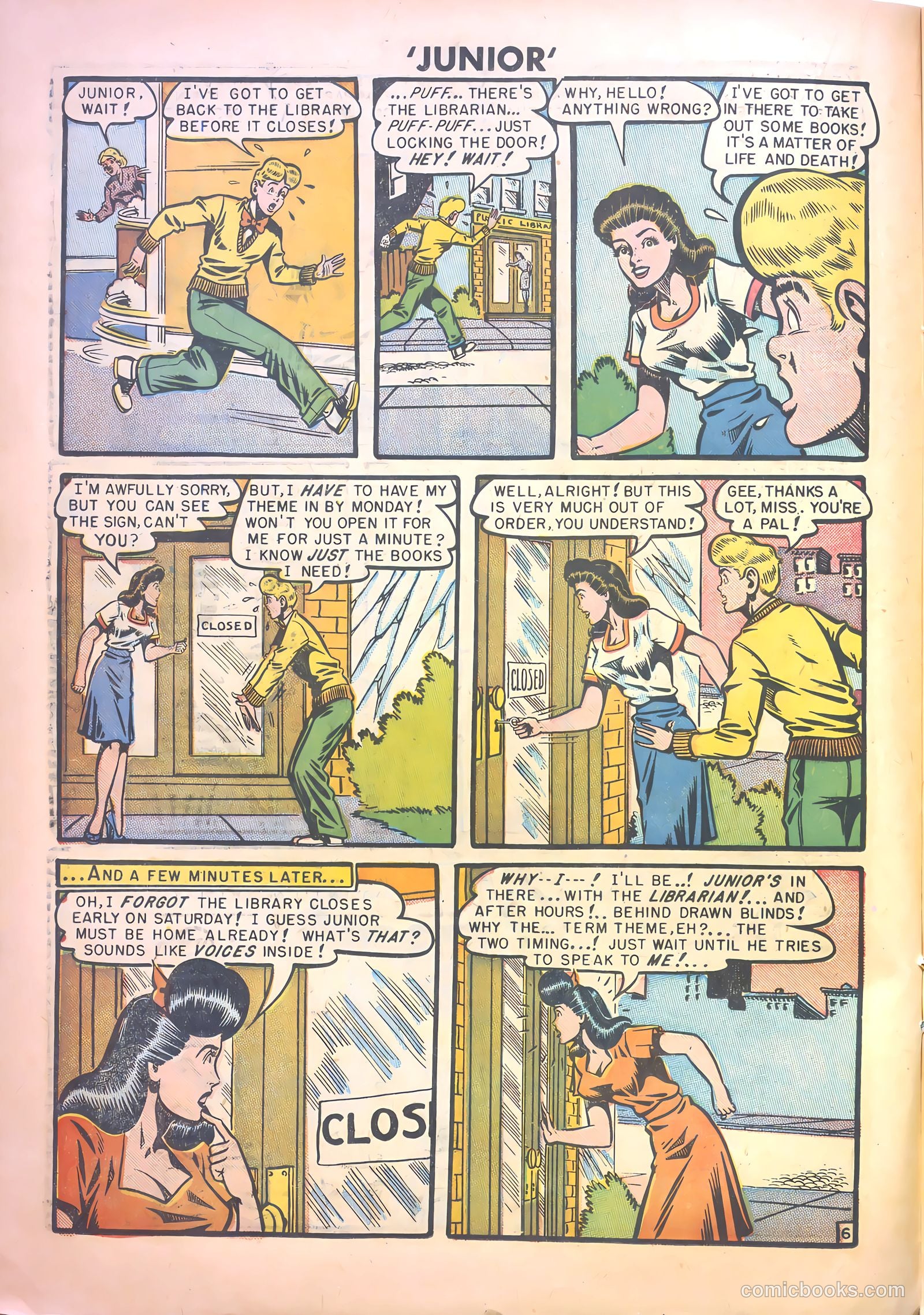 Junior [Junior Comics] #15 — page 16 of 36