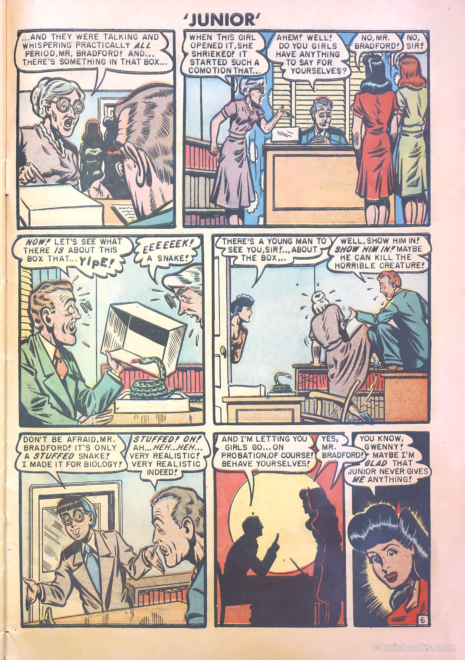 Junior [Junior Comics] #15 — page 33 of 36