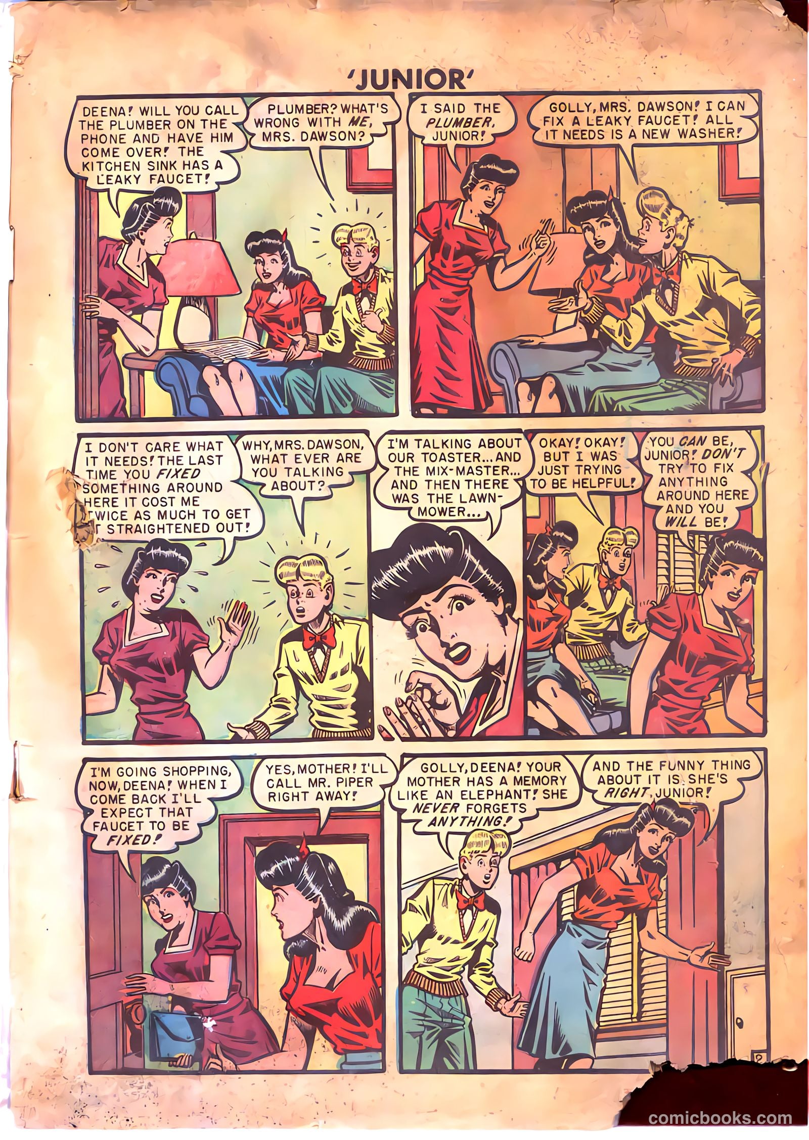 Junior [Junior Comics] #16 — page 3 of 36