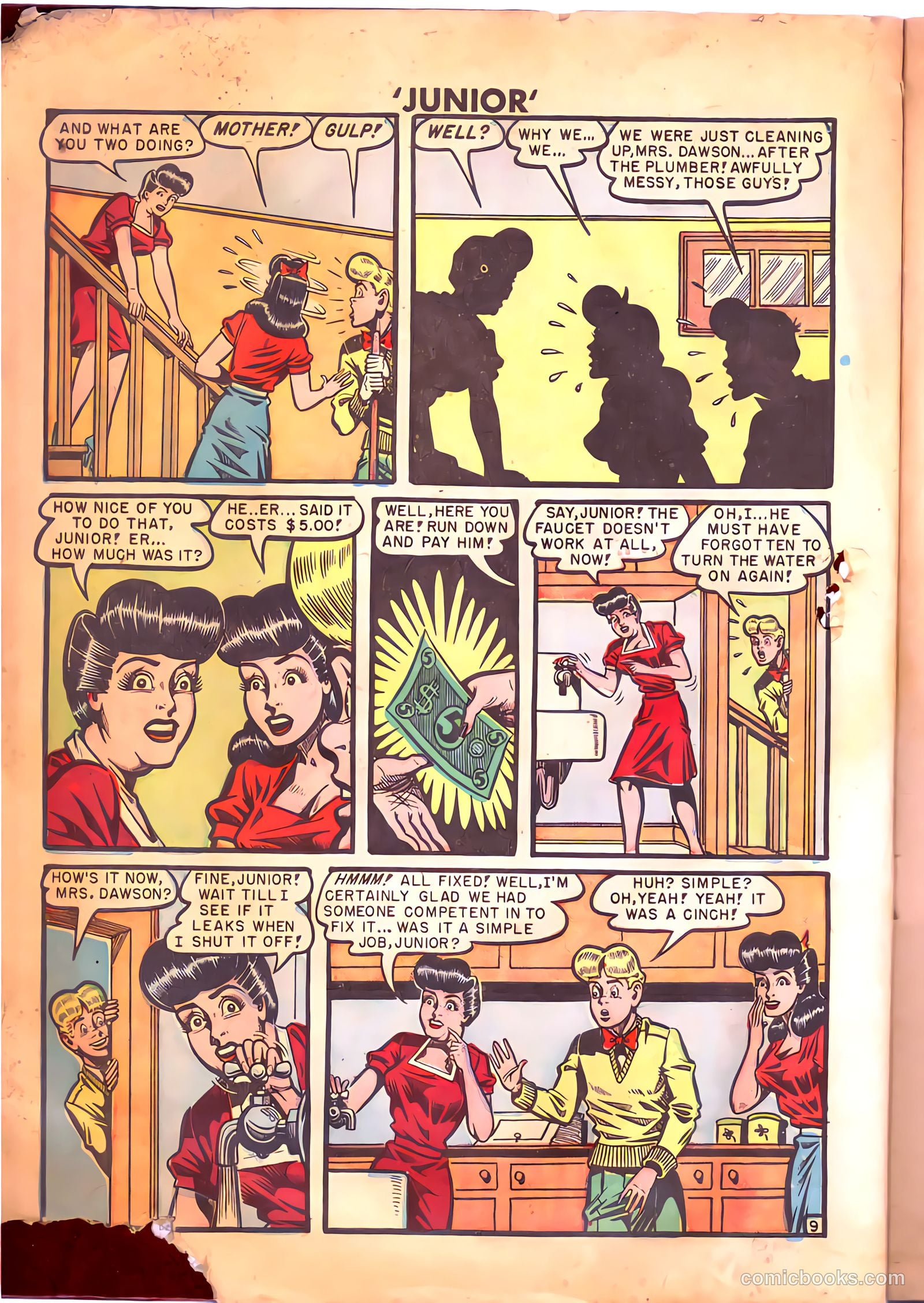 Junior [Junior Comics] #16 — page 10 of 36