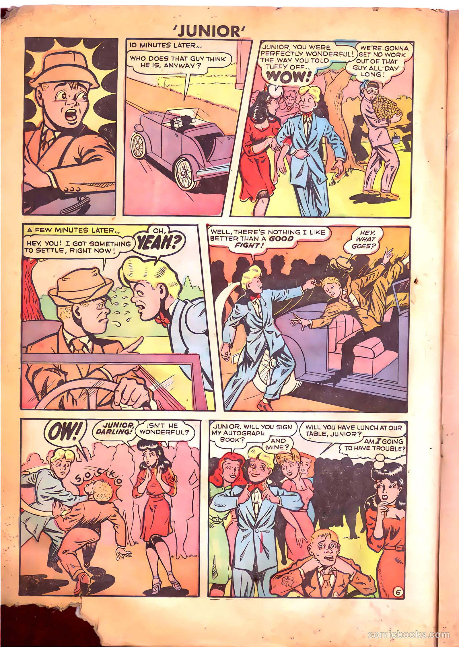 Junior [Junior Comics] #16 — page 16 of 36