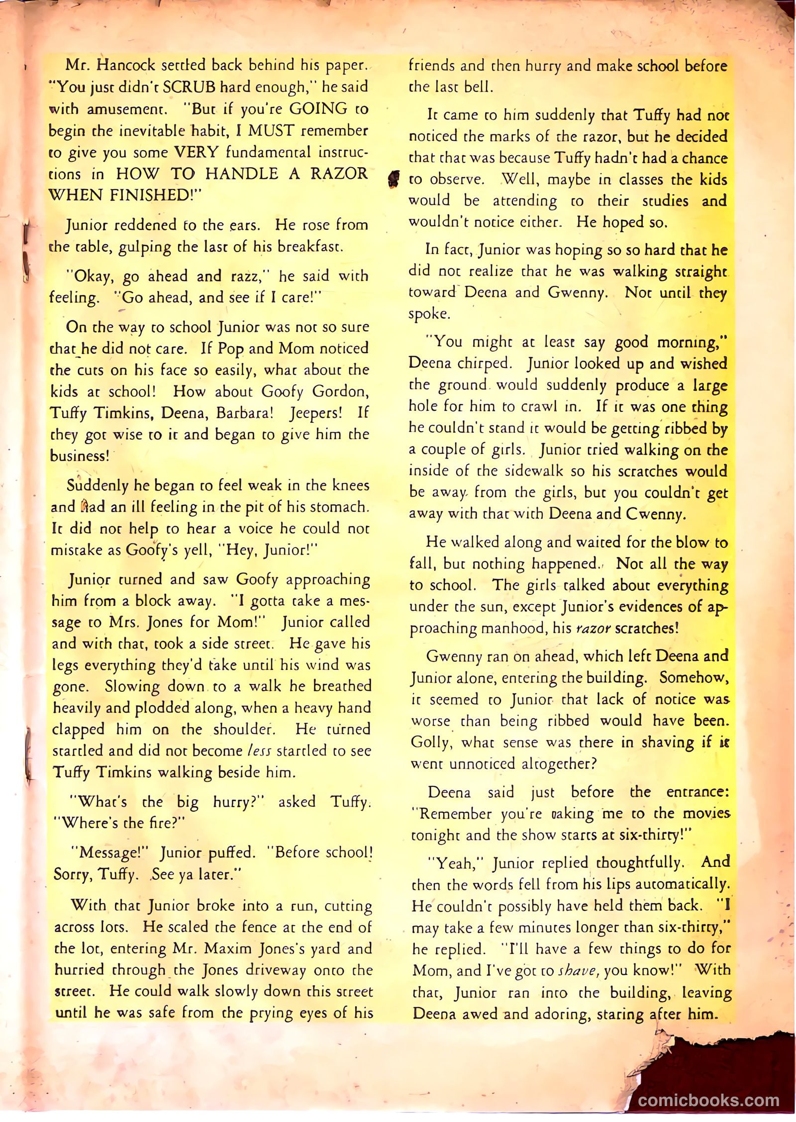 Junior [Junior Comics] #16 — page 19 of 36