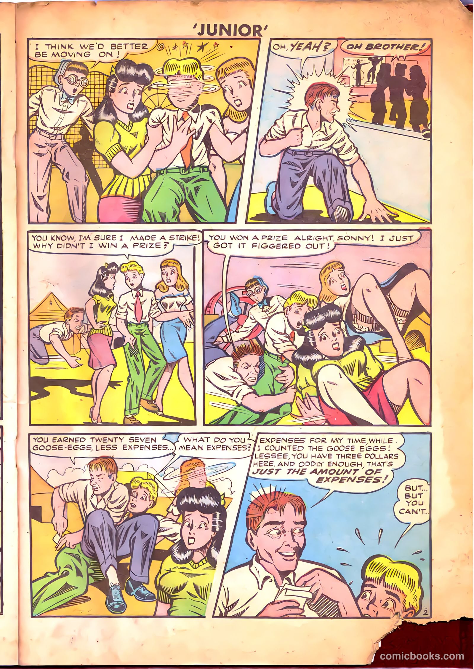 Junior [Junior Comics] #16 — page 21 of 36