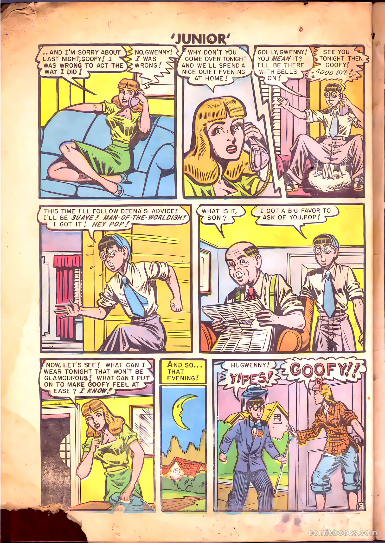 Junior [Junior Comics] #16 — page 32 of 36